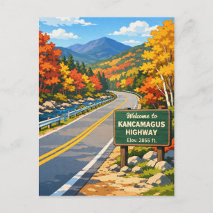 New Hampshire Kancamagus Highway Travel Postcard