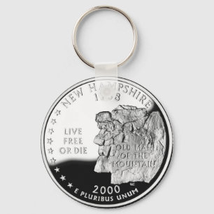 New Hampshire Keychain