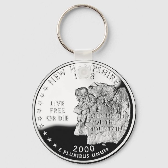 New Hampshire Keychain (Front)