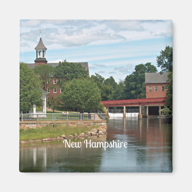 New Hampshire landscape Magnet (Front)