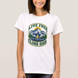 New Hampshire Live Free, Climb High T-Shirt