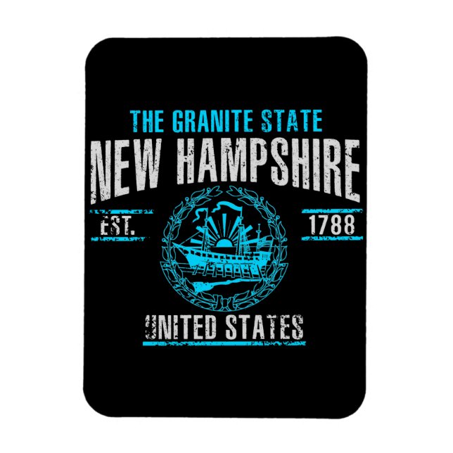 New Hampshire Magnet (Vertical)