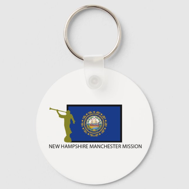 NEW HAMPSHIRE MANCHESTER MISSION LDS CTR KEYCHAIN (Front)