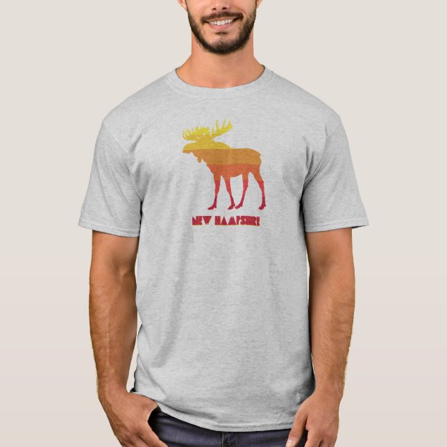 New Hampshire Moose T-Shirt (Front)