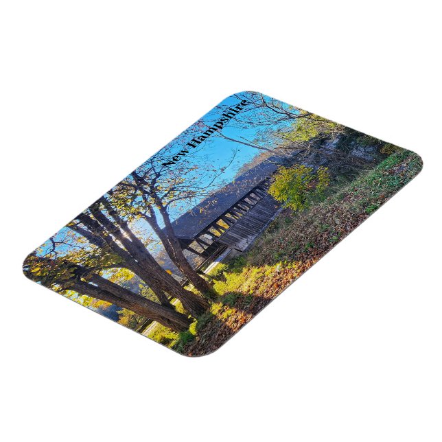 New Hampshire park bridge Magnet (Left Side)