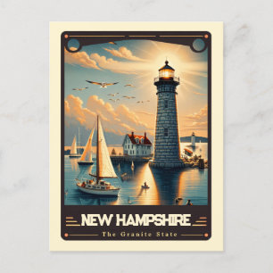 New Hampshire   Patriotic Spirit Vintage Postcard