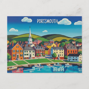 New Hampshire Portsmouth Travel Postcard