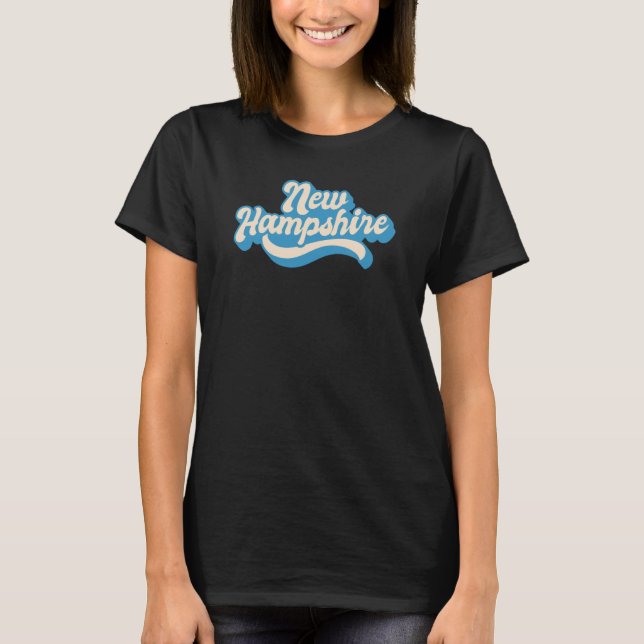 New Hampshire Retro T-Shirt (Front)