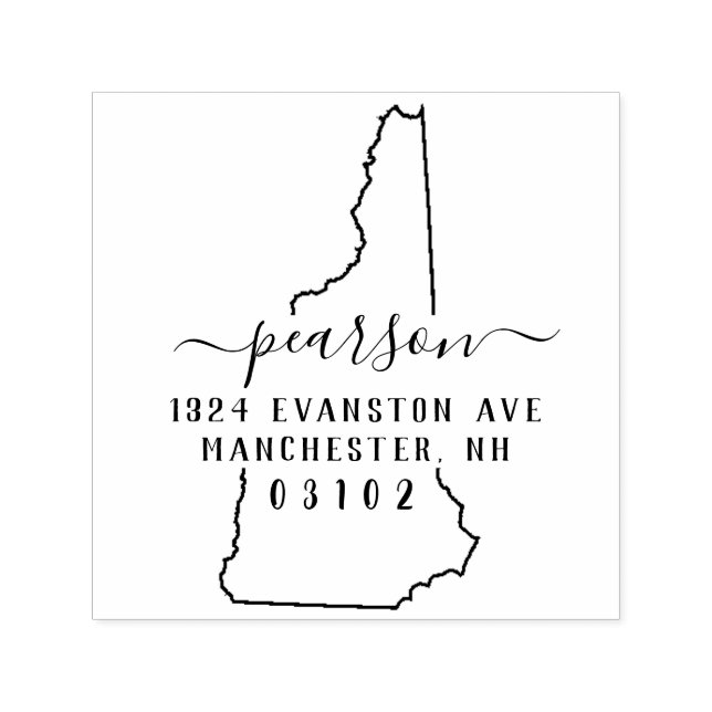 New Hampshire Return Address Stamp Self-Inking (Design)