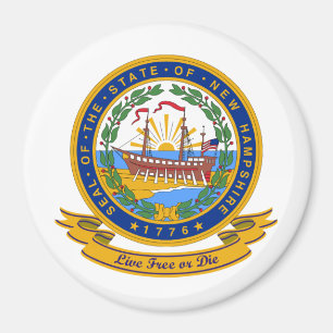 New Hampshire Seal Magnet