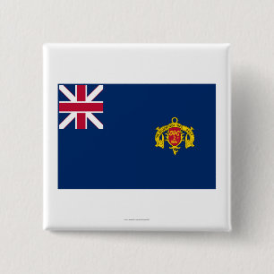 New Hampshire Second Regiment Flag 2 Inch Square Button