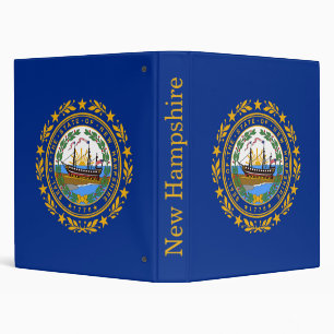 New Hampshire State Flag Binder