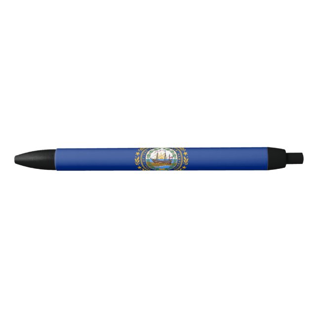 New Hampshire State Flag Blue Ink Pen (Front)