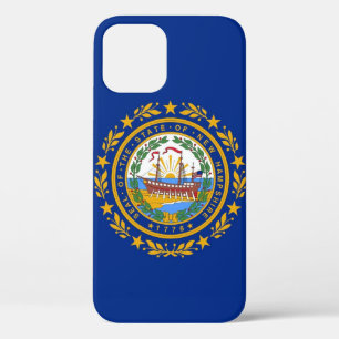 New Hampshire state flag iPhone 12 Case