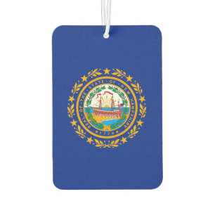New Hampshire State Flag Design Air Freshener