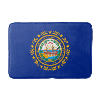 New Hampshire State Flag Design Bath Mat