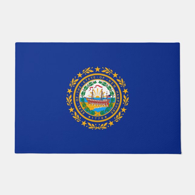 New Hampshire State Flag Design Doormat (Front)