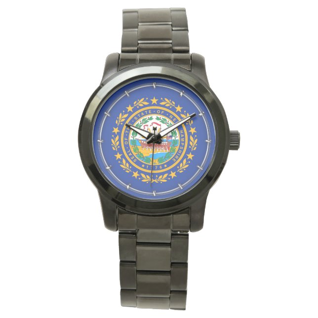 New Hampshire State Flag Design Watch (Front)