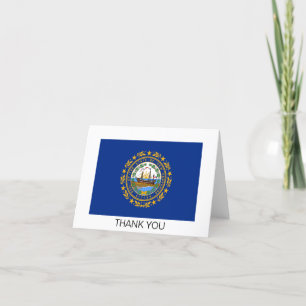 New Hampshire State Flag Thank You Card