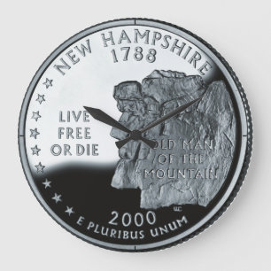 New Hampshire State Quarter Clock