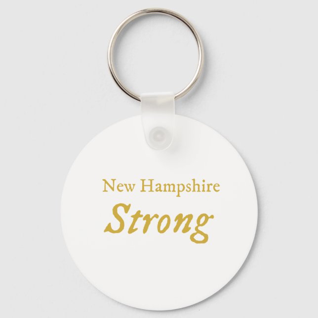 New Hampshire Strong   Keychain (Front)