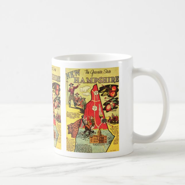 New Hampshire the Granite State Coffee Mug (Right)