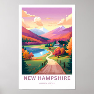 New Hampshire United States Travel Poster