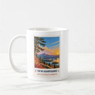 New Hampshire USA – Vintage Travel Mug
