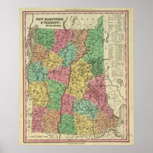 New Hampshire & Vermont 2 Poster (Front)