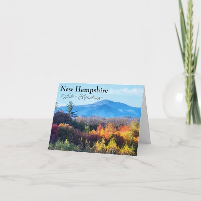 New Hampshire White Mountains  Card (Front)
