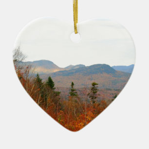 NEW HAMPSHIRE WHITE MOUNTAINS CERAMIC ORNAMENT