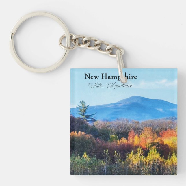 New Hampshire White Mountains  Keychain (Front)