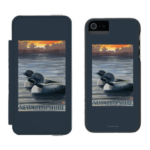 New HampshireCommon Loon Incipio Watson™ iPhone 5 Wallet Case
