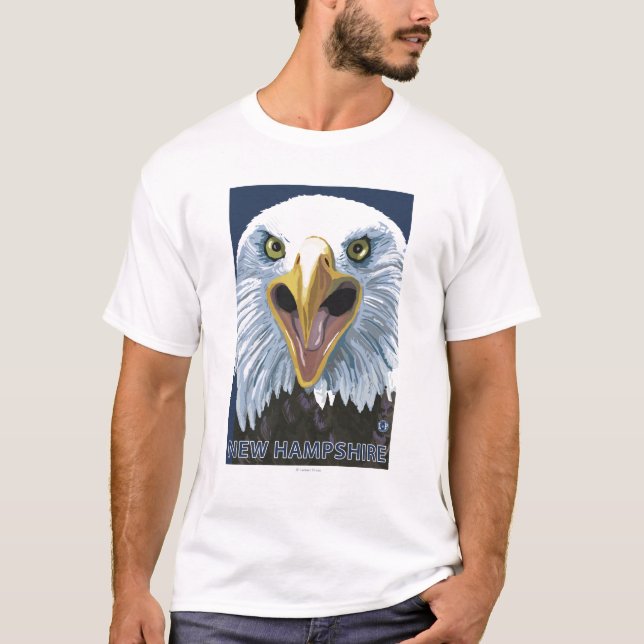 New HampshireEagle Up Close T-Shirt (Front)