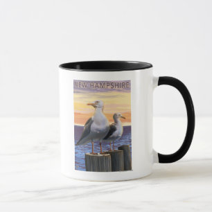 New HampshireSea Gulls Scene Mug