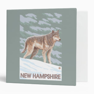 New HampshireWolf Scene Binder