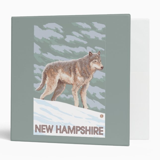 New HampshireWolf Scene Binder (Front/Inside)