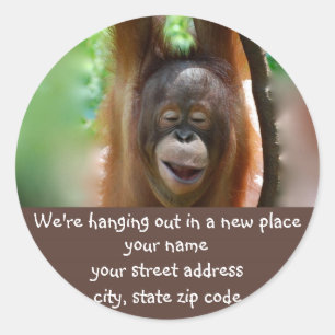 New Hang Out address label