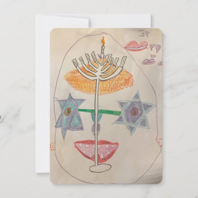 New Hannukah Card! Holiday Card (Front)