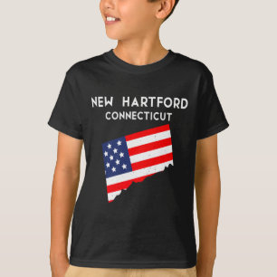 New Hartford Connecticut Usa State America Travel T-Shirt