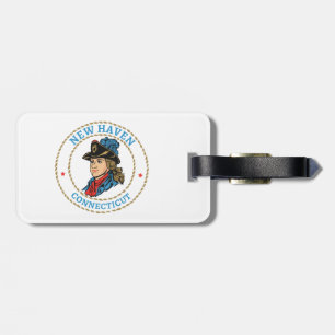New Haven Connecticut Colonial Luggage Tag