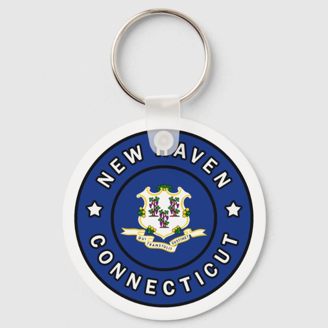 New Haven Connecticut Keychain (Front)