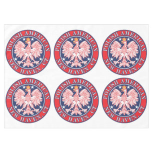 New Haven Connecticut Polish Eagle Tablecloth