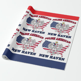 New Haven Connecticut Polish Wrapping Paper