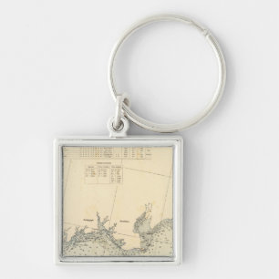 New Haven County Connecticut 2 Keychain