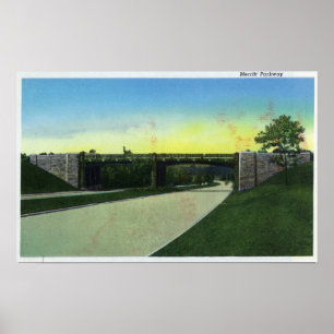 New Haven, CTView of Merritt Parkway Poster