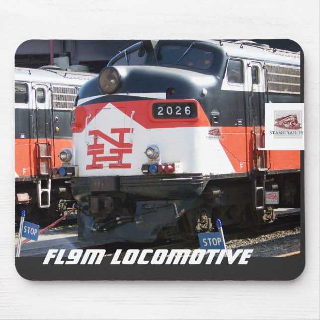 New Haven Railroad ( C- DOT ) FL 9M 2026 Beverage  Mouse Pad (Front)