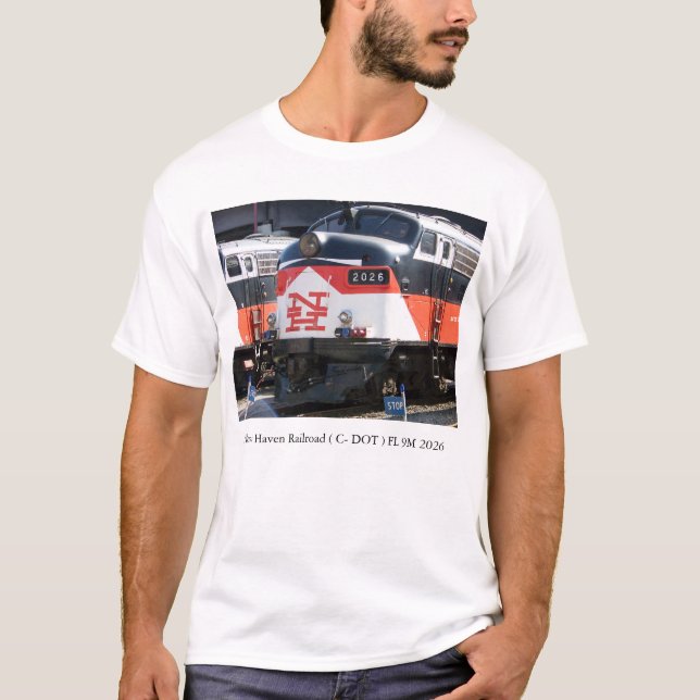New Haven Railroad ( C- DOT ) FL 9M 2026 T-Shirt (Front)