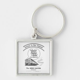 New Haven Railroad-Gateway to New England 1950 Keychain
