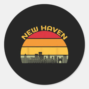 New Haven Zza Catal Of The World Connecticut Azza  Classic Round Sticker